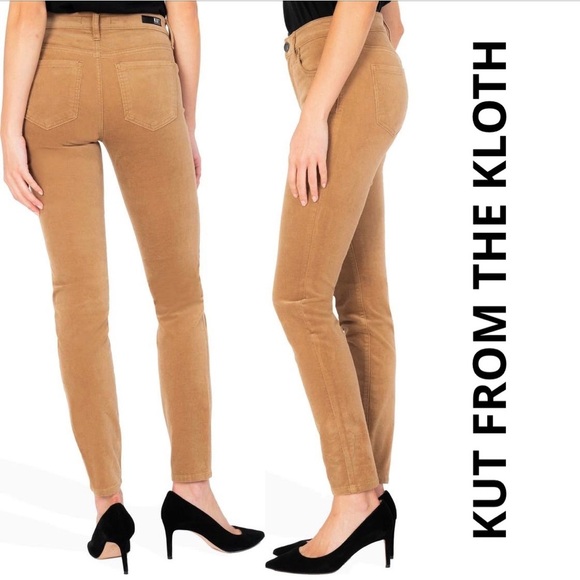 Kut from the Kloth Pants - KUT from the Kloth Diana Stretch Corduroy Skinny Pants 6